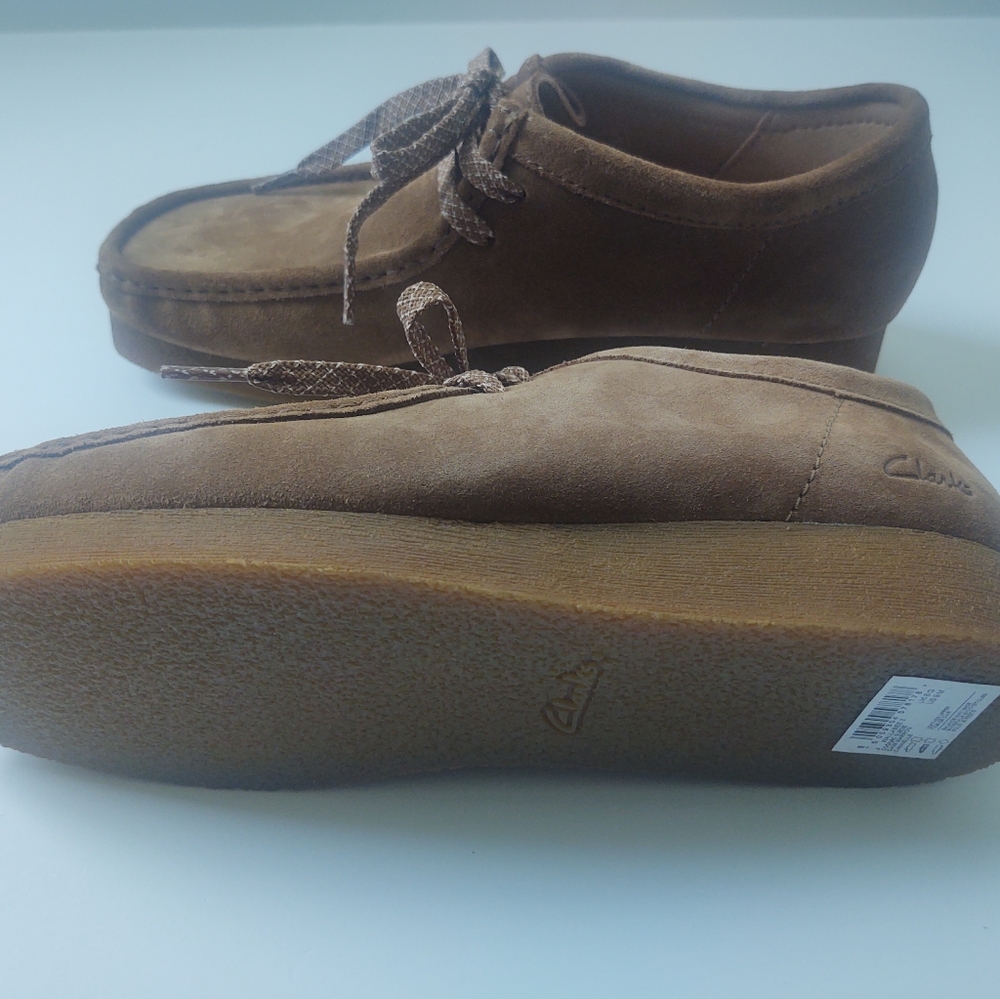 🎁Clarks Wallabee 2 Cognac Suede - Style # 26158277 - Size US 9M - Picture 7 of 8